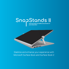 Load image into Gallery viewer, SnapStands: A Microsoft Surface Book 1, 2, and 3 Detachable Kickstand