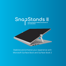 Load image into Gallery viewer, SnapStands: A Microsoft Surface Book 1, 2, and 3 Detachable Kickstand
